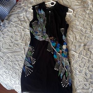 NWT just Cavalli Velvet Sequin Dress
